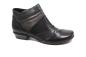 Preview: Patchwork Stiefelette grau/schwarz 26204031 R8370-02 Nr 44