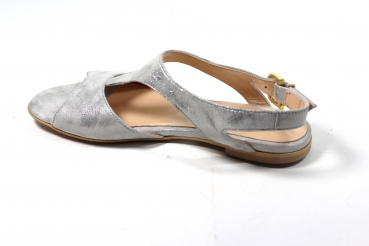 Sandale im Metallic Look aus Italien