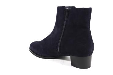 blaue Stiefelette