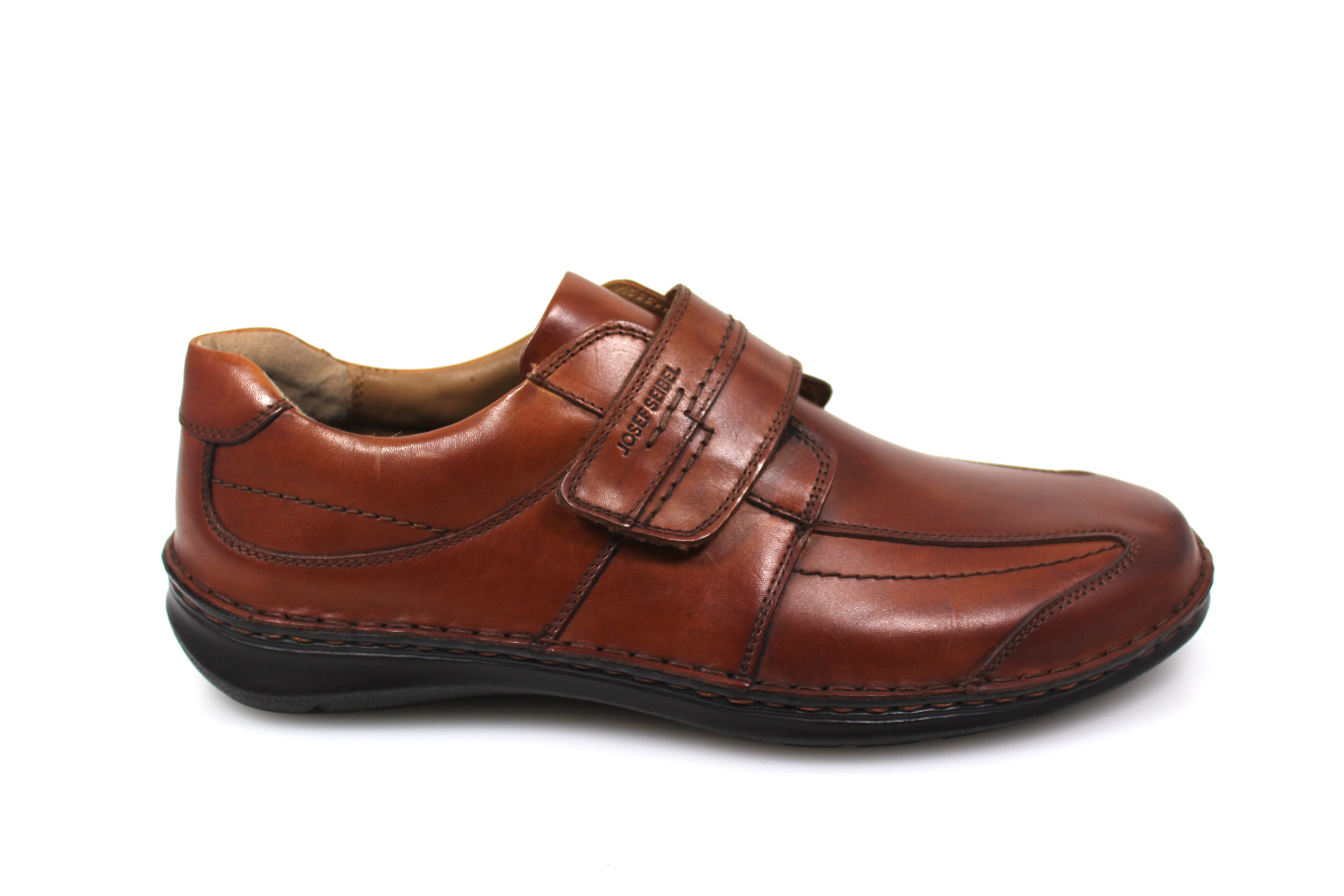 Hohen Spann Weite Herrenschuhe Comfor Slipper Mit Klettverschluss