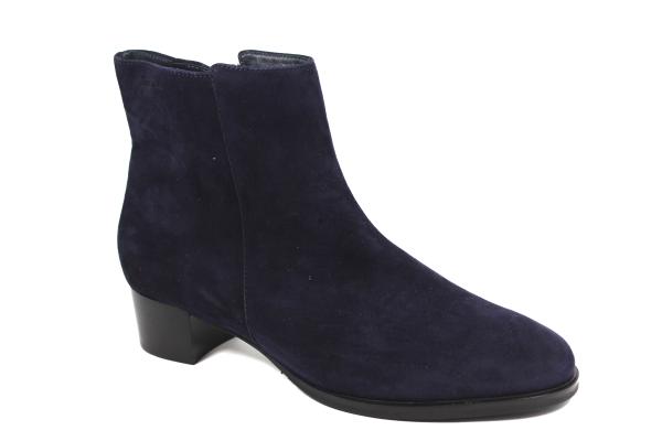 blaue Stiefelette