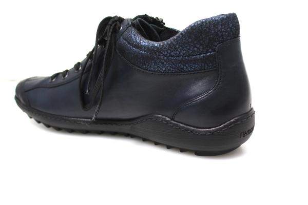 Stiefelette mit Kombi Verschluß in dunkelbau